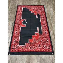 Unbranded Norte Aztec Flag 3x5ft UFW Union Eagle Logo Huelga Cali Bay Azteca Lowrider 14