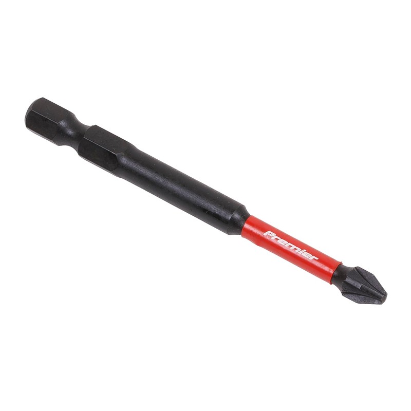 Sealey AK8258 3pc 75mm Pozi #2 Impact Power Tool Bit