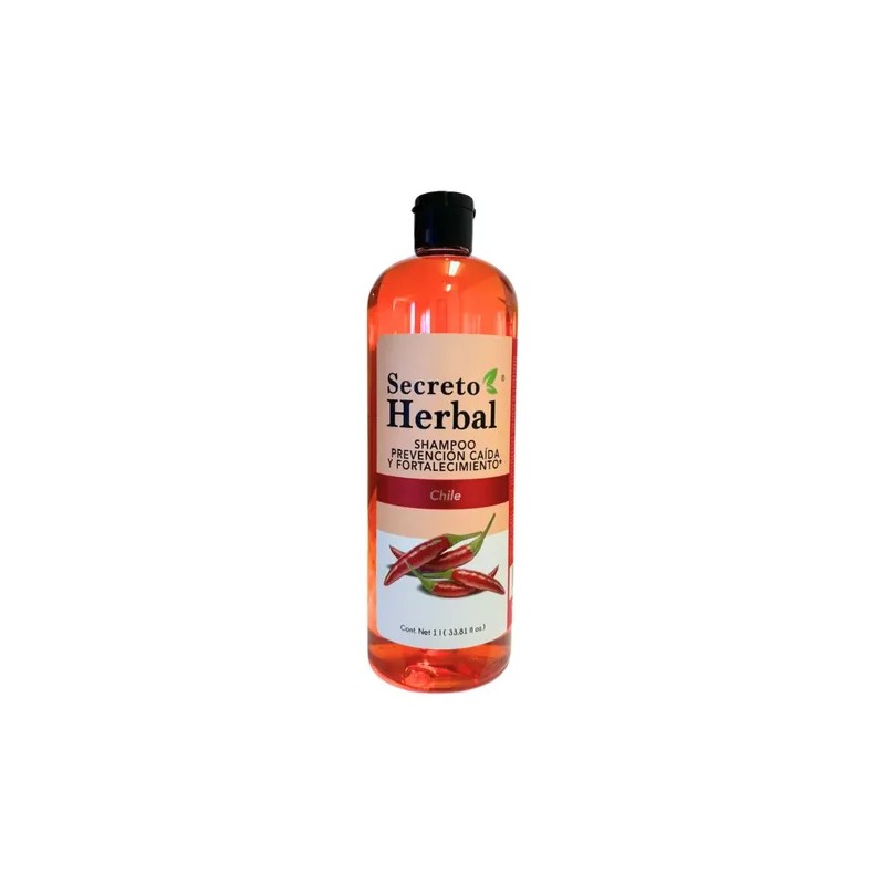 6 Pz Shampoo Secreto Herbal De Chile Prevención Caída Capilar