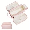 Travel Waterproof Makeup Bag,Portable Multi-Layer Large Capacity Makeup Pouch with