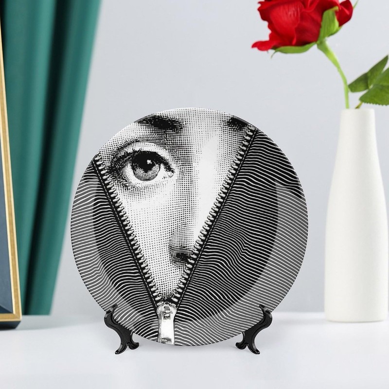 XYTDM Lina Cavalieri Flat Decorative Wall Plate Wall Hanging Decoration