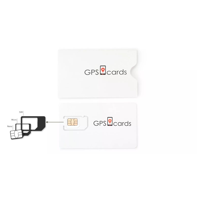 GPScards SIM CARD for Teltonika TMT250 autonomous personal tracker GNSS