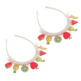 FOMIYES Fruit Sequin Girl Hair Accessories Hawaiian Luau Headband for Summer Beach Party Favors Versatile Tropical Headpiece Creative Costume Hairband for Birthday and Everyday Wear