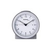 Technoline modern und klassisch zu gleich Quarzwecker Modell G, Silber,