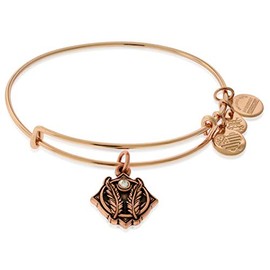 Alex and Ani Women's Godspeed II ROG Bracelet, Shiny Rose Gold, Expandable, Expandable, Metal