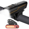 EBUYFIRE Luci Bicicletta Led con Sensori di Luce e Display
