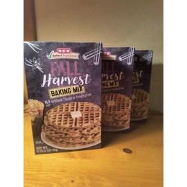 HEB X3 16oz Fall Harvest Apple Pancake Mix HEB Baking Mix (8/2025) Pancake Flour NEW