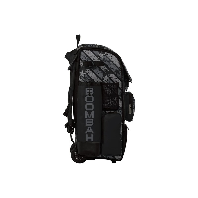 Boombah Superpack Hybrid Rolling Bat Bag - USA Freedom Black