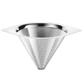 HAPYHOOM Coffee Filters Perfect Compatible for Chemex 6,8,10 Cup Glass Coffeemaker,Suitable for Bodum & Hario V60,Reusable Stainless Steel Coffee Dipper -Best Coffee Maker and Bar Accessories