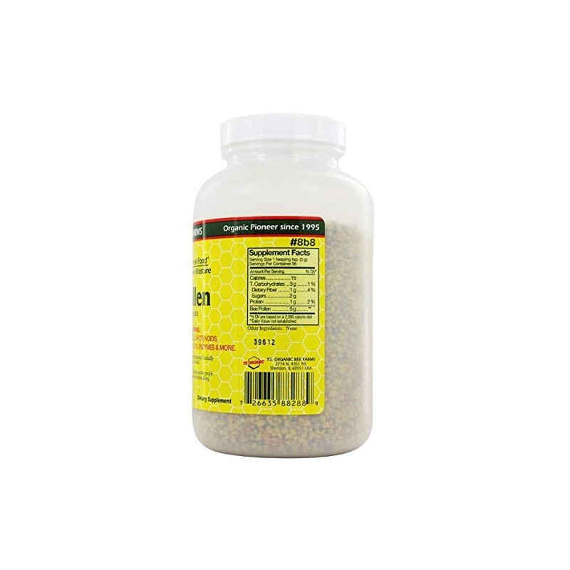 Bee Pollen - Low Moisture Whole Granulars - 10 oz