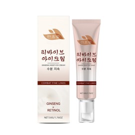 Ginseng Under Eye Cream, Revive Eye Serum: Korean Eye Cream for Dark Circles and Puffy Eyes, Eye Bags Remover, 50ML