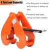 MYOYAY Beam Clamp 11000lbs/5ton Capacity I Beam Lifting Clamp 3.1-12.6