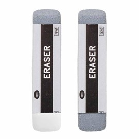 2 Pcs Natural Ink Eraser, Sand Rubber Eraser Fountain Pen Rubber for Ink/Pencil, Erasers and School Office Correction Supplies for Fountain Ball-Point Pen Double Head Remover