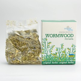 Wormwood Tea, (ARTEMISIA ABSINTHIUM) - 100% Pure & Natural, Wild-Crafted Loose Leaf Herbal Tea - 30g - No Additives - Original Herbs Herbal Tea