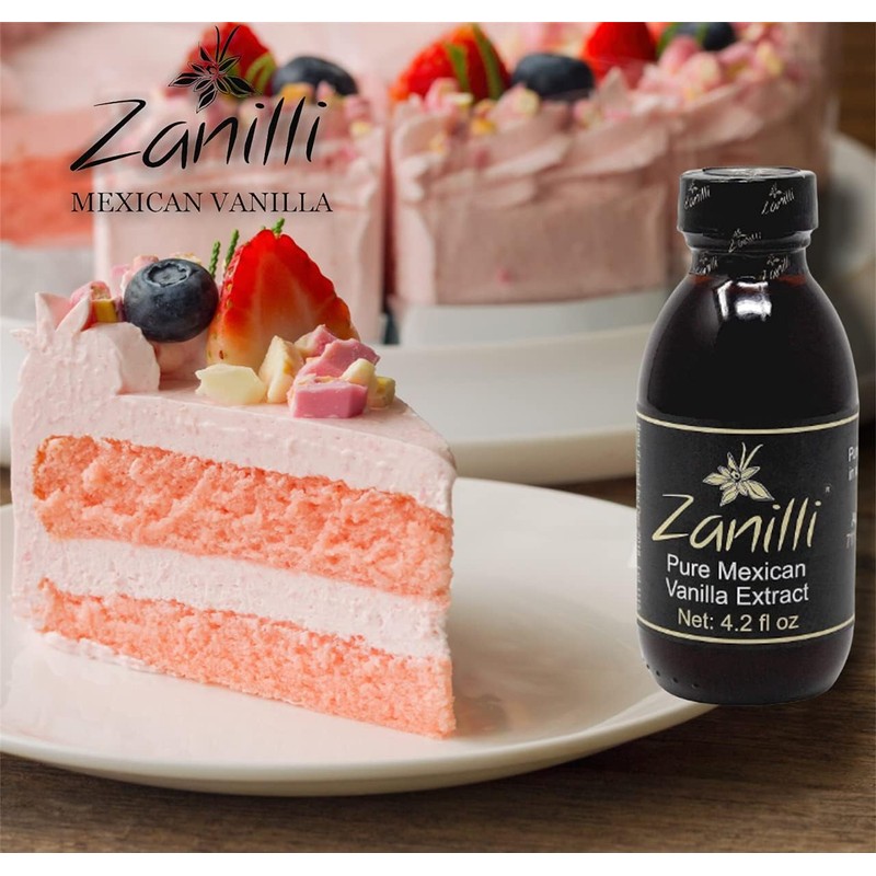 Zanilli Mexican Vanilla Extract - 4.2fl oz - Pure Vanilla