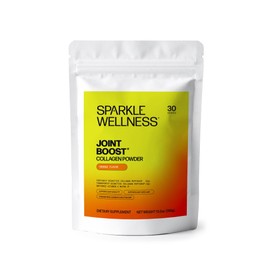 Sparkle Wellness FORTIGEL & TENDOFORTE Collagen Peptides | Collagen Powder with Calcium Ascorbate Vitamin C to Support Joint Mobility, Tendon & Ligament Health | Joint Boost (Orange) [30-Serves]