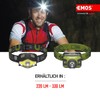 EMOS - Headlamp with focus function - red light -