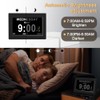 8inch Extra Large Impaired Vision Digital Alarm Clock with Day