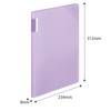 Kokuyo M5710V-6 File Clear Holder Book MOTTE A4 6P Purple