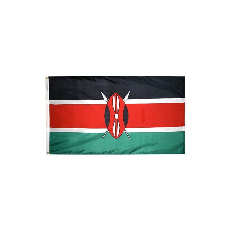 Kenya Flag Nylon 4 ft. x 6 ft.