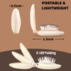 2Pc Foldable Mirror Hair Brush,Mini Hair Brushes Compact Travel Size,Travel