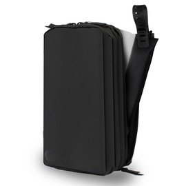 Gravel Gravel Hanging Toiletry Bag C Compact, Water-Resistant Travel Dopp Kit (Black, Plus)