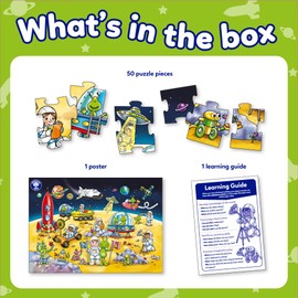 ORCHARD TOYS Outer Space Jigsaw Puzzle, An out of this world jigsaw puzzle, for Children Age 4+, Perfect For Space Fans, Family Game, Educational Game Toy
