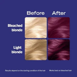 Schwarzkopf LIVE Intense Colour, Long Lasting Permanent Purple Hair Dye, With Built-In Vibrancy Serum, Up To 50% Grey Coverage, Cyber Purple 046