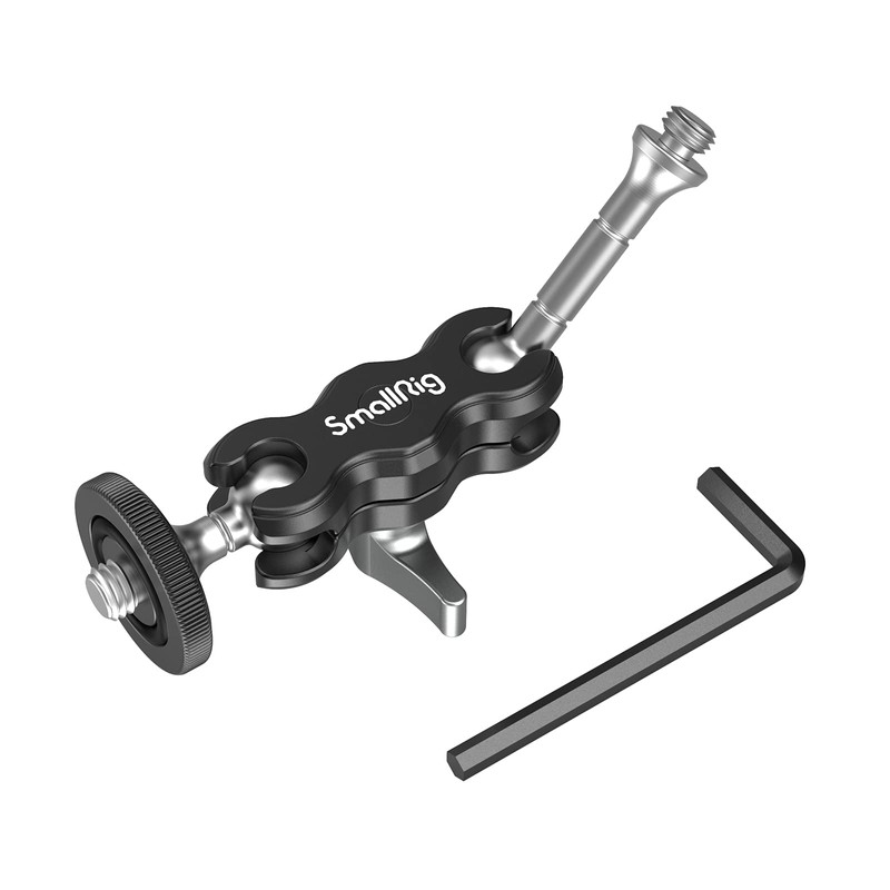 SMALLRIG Mini Magic Arm with Double Ball Head, 360 Degree