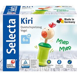 Selecta 61058 Kiri Bird Grab Toy with Squeaker, 13 cm