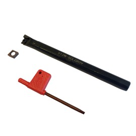 TOP MEISTER S12M-SCLCR09 Slow Away Bite for Inner Diameter Machining, Compatible with 80° Rhombic Tips, Steel Tip (0.5 inch (12 mm) Shank)