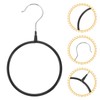 Alipis Scarf Ring Hangers Circle Hooks 10Pcs Belt Hanger Plastic
