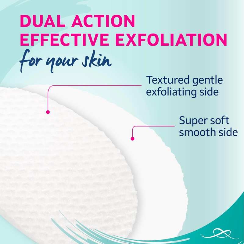 Lil-Lets Cotton Exfoliating Rounds x 50 Count (1 Pack), 100%