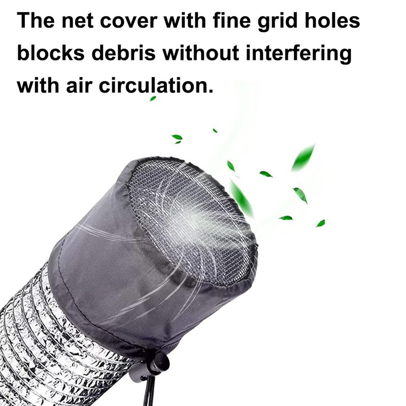 2 x 6 Inch Grow Tent Vent Cover Channel Filter