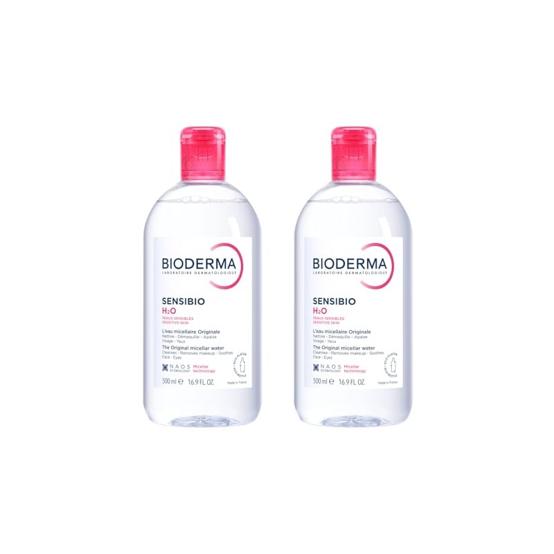 Bioderma Sensibio H2O Micellar Water Cleanser Makeup Remover Duo 2