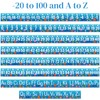 32Pcs A to Z Alphabet and -20-100 Number Cards Boho