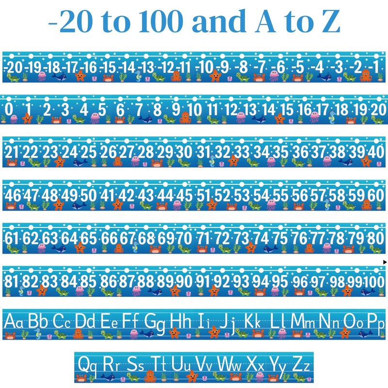 32Pcs A to Z Alphabet and -20-100 Number Cards Boho