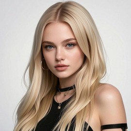 Moresoo Genius Weft Human Hair Extensions Dark Ash Blonde Highlight with Blonde Remy Sew in Weft Hair Extensions 50g 16inch