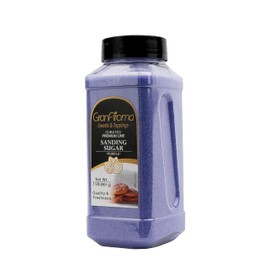 GranAroma Purple Sanding Sugar, Decorative, Cookies & Sweets (Purple)