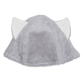 Kontex 55020-007 Imabari Sauna Hat Neko Ear Sauna Hat, gray