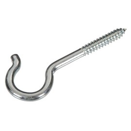 The Hillman Group 851865 .162 x 2-9/16-Inch Round Ceiling Type Screw Hook, Zinc-Plated