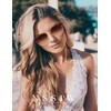 Sunglasses for Women, Womens Sunglasses Trendy with Big Round Frame
