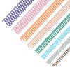120 Pack Plastic Spiral Binding Coils Binder Binding Spirals Rings