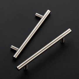 Ravinte 40 Pack 7.38 inch Cabinet Pulls Brushed Nickel Stainless Steel Kitchen Cupboard Handles Cabinet Handles, 5 inch Hole Center