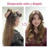 6pzs Curly Ondas En Cabello Rizos Sin Calor Tubo+gorro Satin