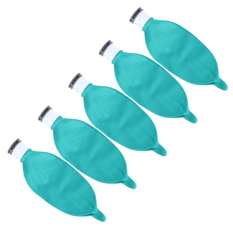 5PCS 0.5L Breathing Bags NBR Material Reusable Training Gasbag for