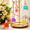 Fasmov 100 Pcs Hanging Car Air Freshener Diffuser, 10ml/8ml/5ml Empty