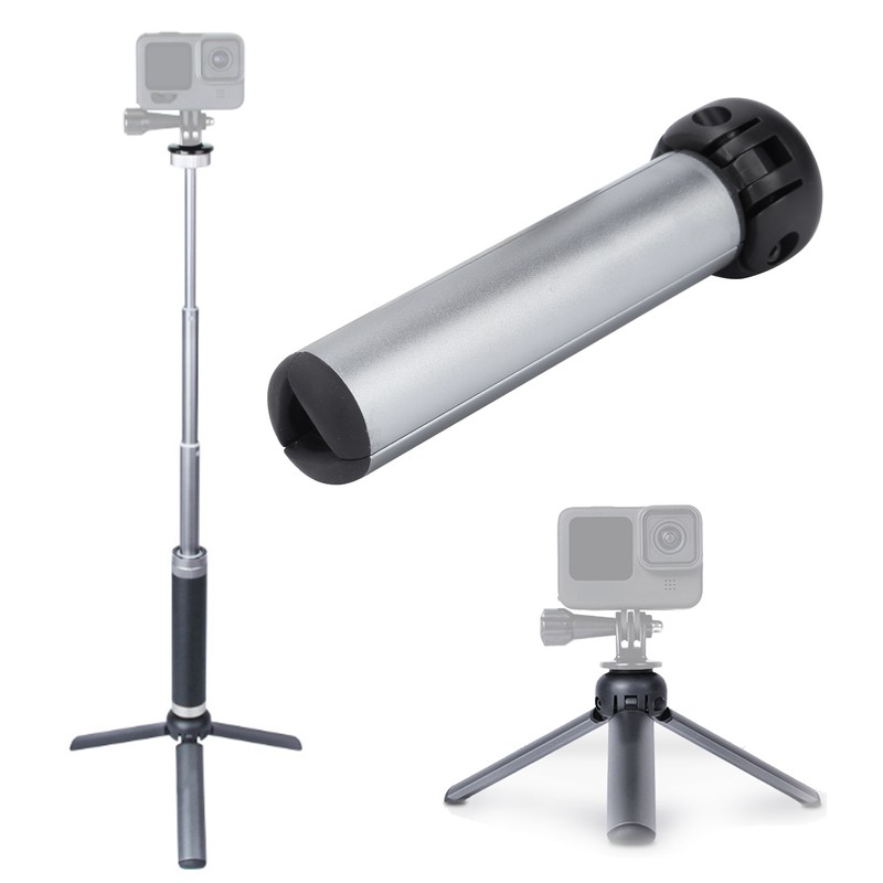 Sunnylife Aluminum Alloy Mini Tripod Handheld Foldable Bracket Action Camera