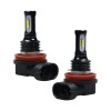 SHENKENUO 8000K Blue LED Headlight Fog Light Bulbs Combo For