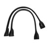 1 Pair Leather Bag Handles DIY Handcraft Sew On Ear